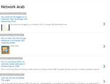 Tablet Screenshot of networkarab.com